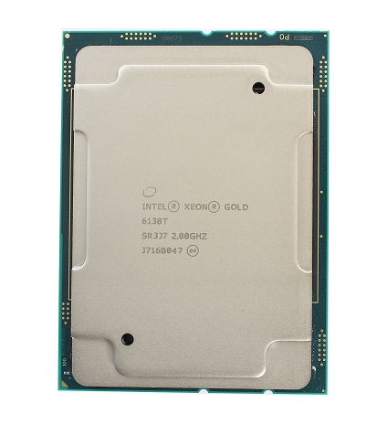 SR3J7 Dell / Intel R640 Xeon Gold 6138T 20-Core 2.00GHZ CPU Proc